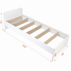 Кровать односпальная «Клик Мебель», спальное место 800×2000 мм, 2030×840×710 мм, цвет белый - Фото 3