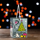 Подарочная новогодняя коробка кубик «Котенок», для сладких подарков, 12×12×15.5 см - Фото 5