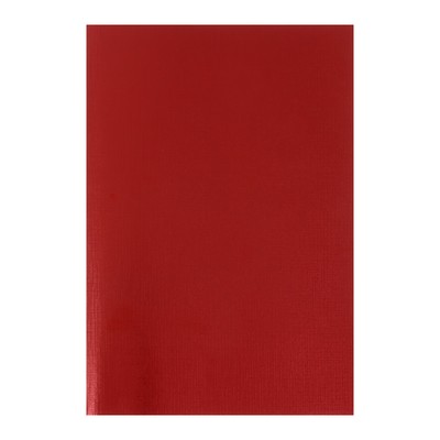 Тетрадь А4, 96 листов в клетку "Красная. METALLIC", обложка бумвинил