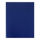 Тетрадь 96 листов в клетку на скрепке "Синяя. METALLIC", обложка бумвинил, блок офсет - фото 887791