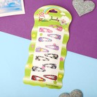 Невидимка для волос "Цветик клеточка" (набор 12 шт) 3 см - Фото 2