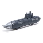 Игровой набор «Подводная лодка», стреляет ракетами, подвижные элементы, цвет темно-серый - фото 3878878