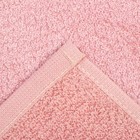 Полотенце махровое Экономь и Я "Новогодний фламинго" 30*60 см, цв. розовый, 70% хл., 30% бамбук, 340 - Фото 4