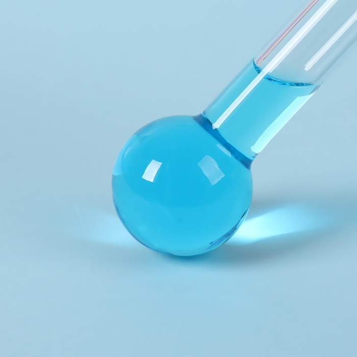 Массажёр для лица «Криосфера», d = 3 см, цвет голубой 30146