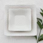Салатник керамический «Воздушность», 800 мл, d=21,7 см, цвет белый - фото 4641679