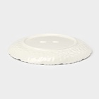 Тарелка десертная «Воздушность», d=20.5 см, керамика, белая - Фото 4