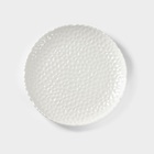 Тарелка обеденная «Воздушность», d=25.5 см, керамика, цвет белый - Фото 1