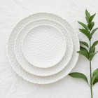Тарелка керамическая обеденная «Воздушность», d=25,5 см, цвет белый - Фото 4