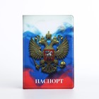 Обложка для паспорта, цвет триколор - фото 319811350