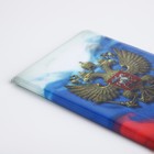 Обложка для паспорта, с гербом, триколор - Фото 4