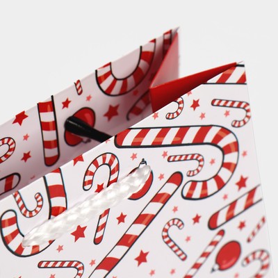 Пакет подарочный новогодний ламинированный «Зимняя история», S 12 х 15 х 5.5 см