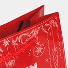 Пакет подарочный новогодний ламинированный «Котейка», MS 18×23×8 см 7697943