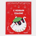Пакет подарочный новогодний ламинированный «Котейка», MS 18×23×8 см 7697943