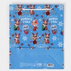 Пакет подарочный новогодний ламинированный «Счастье рядом», ML 21×25×8 см 7697953