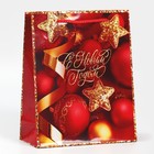 Пакет ламинированный вертикальный «Скоро Новый год», ML 21 × 25 × 8 см - фото 319001355