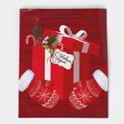 Пакет ламинированный вертикальный «Тепло и Уют», ML 21 х 25 х 8 см, Новый год - фото 21717051