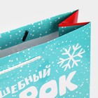 Пакет подарочный новогодний ламинированный «Волшебный подарочек», L 28×38×9 см 7697969
