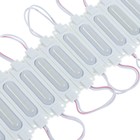 Светодиодный модуль SMD5730, 2 Вт, 6 LED, 190 Лм, IP65, 6500К, 12 В, холодный белый, 20 шт. - Фото 1