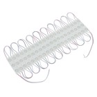 Светодиодный модуль SMD5630, 2 Вт, 3 LED, 180 Лм, IP65, 3000К, 12 В, 20 шт., свечение тёплое белое - Фото 2