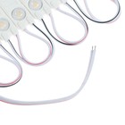 Светодиодный модуль SMD5630, 2 Вт, 3 LED, 180 Лм, IP65, 3000К, 12 В, 20 шт., свечение тёплое белое - Фото 4