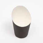 Упаковка для картофеля фри, черная, 13,2 х 9,1 х 6 см (комплект 50 шт) - фото 21717711