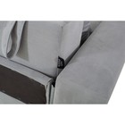 Прямой диван «Киото», механизм еврокнижка, велюр, цвет серый - Фото 7