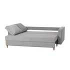 Прямой диван «Ванкувер», механизм еврокнижка, велюр, цвет серый - Фото 2