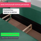 Прямой диван «Ванкувер», механизм еврокнижка, велюр, цвет зелёный - Фото 7