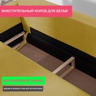 Прямой диван «Ванкувер», механизм еврокнижка, велюр, цвет горчичный - Фото 7