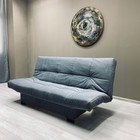 Прямой диван «Джакарта», механизм клик-кляк, велюр, цвет серый - Фото 4