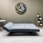 Прямой диван «Джакарта», механизм клик-кляк, велюр, цвет серый - Фото 5
