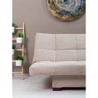 Прямой диван «Джакарта», механизм клик-кляк, велюр, цвет бежевый - Фото 8