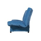Прямой диван «Джакарта», механизм клик-кляк, велюр, цвет синий - Фото 3