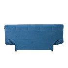 Прямой диван «Джакарта», механизм клик-кляк, велюр, цвет синий - Фото 5