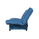 Прямой диван «Джакарта», механизм клик-кляк, велюр, цвет синий - Фото 6