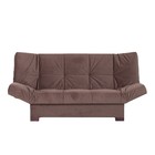 Прямой диван «Джакарта», механизм клик-кляк, велюр, цвет коричневый - Фото 1