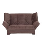 Прямой диван «Джакарта», механизм клик-кляк, велюр, цвет коричневый - Фото 2