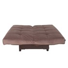 Прямой диван «Джакарта», механизм клик-кляк, велюр, цвет коричневый - Фото 3