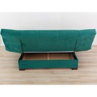 Прямой диван «Джакарта», механизм клик-кляк, велюр, цвет зелёный - Фото 3