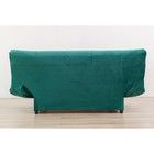 Прямой диван «Джакарта», механизм клик-кляк, велюр, цвет зелёный - Фото 6
