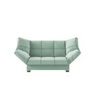 Прямой диван «Джакарта», механизм клик-кляк, велюр, цвет бирюзовый - Фото 1