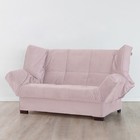 Диван прямой «Джакарта», механизм клик - кляк, велюр, цвет пыльная роза - Фото 1