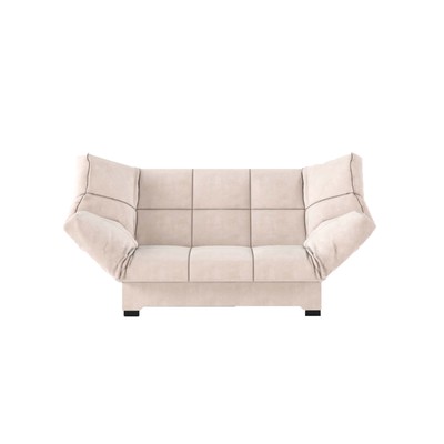 Прямой диван «Джакарта», механизм клик-кляк, велюр, цвет пыльная роза