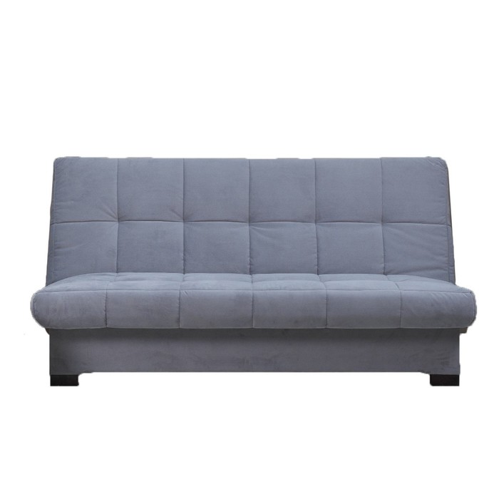 Диван прямой «Осло», механизм книжка, велюр, цвет серый - Фото 1