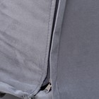 Диван прямой «Осло», механизм книжка, велюр, цвет серый - Фото 6