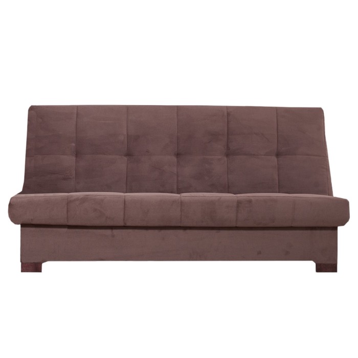 Диван прямой «Осло», механизм книжка, велюр, цвет коричневый - Фото 1