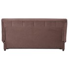 Диван прямой «Осло», механизм книжка, велюр, цвет коричневый - Фото 5