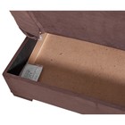 Диван прямой «Осло», механизм книжка, велюр, цвет коричневый - Фото 7
