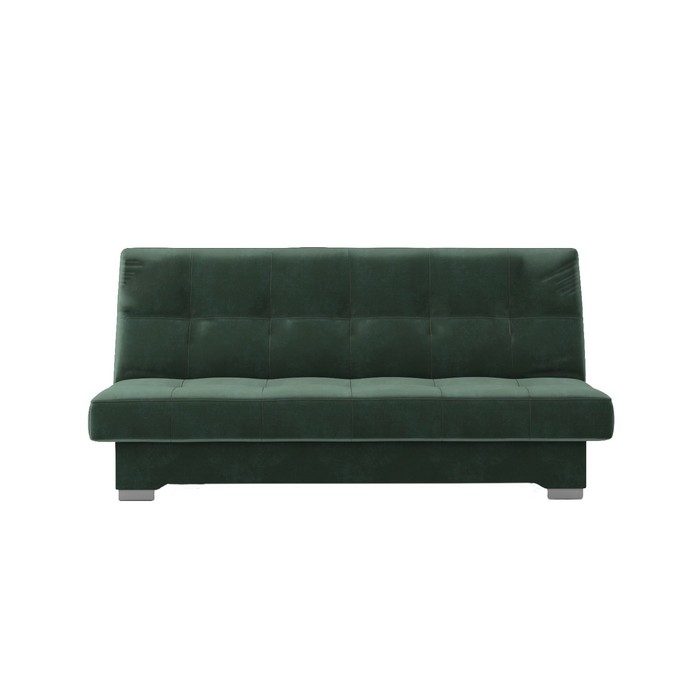 Прямой диван «Осло», механизм книжка, велюр, цвет зелёный - Фото 1