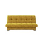 Прямой диван «Осло», механизм книжка, велюр, цвет горчичный - Фото 1